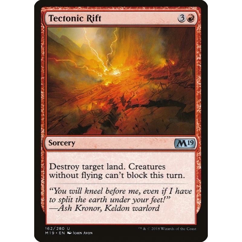Tectonic Rift [Core Set 2019]