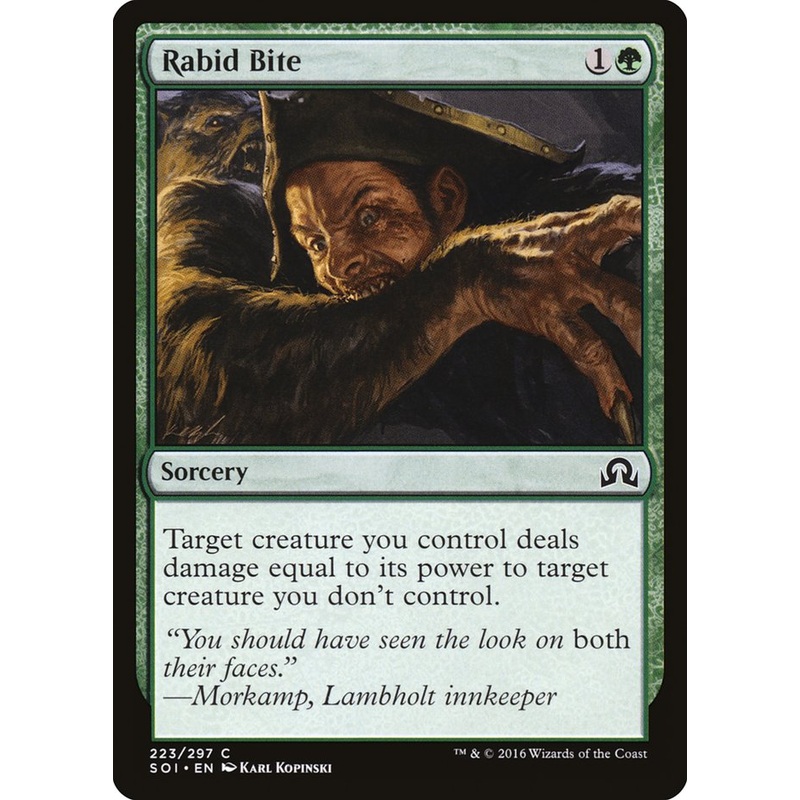 Rabid Bite [Shadows over Innistrad]