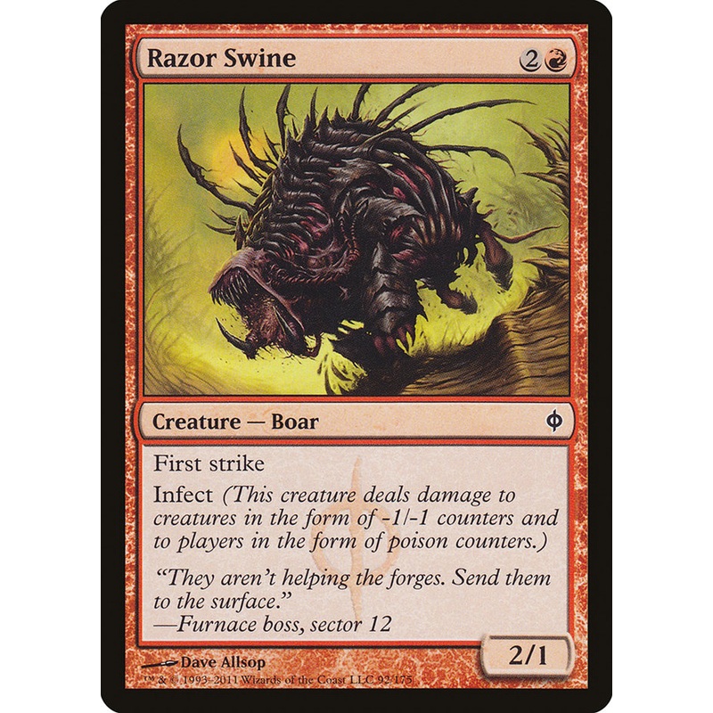 Razor Swine [New Phyrexia]