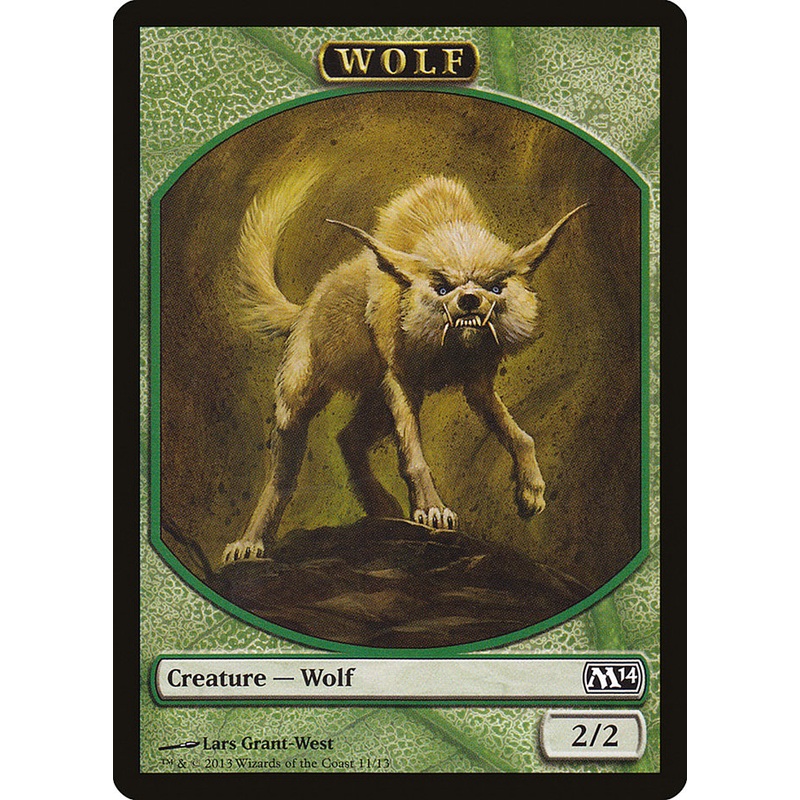 Wolf Token [Magic 2014 Tokens]
