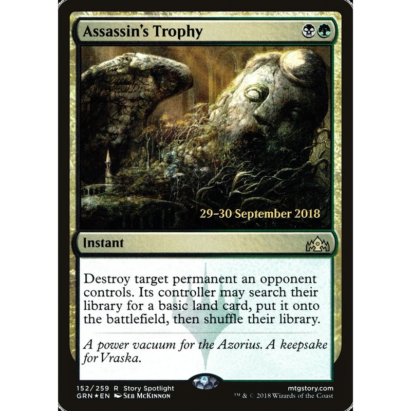 Assassin's Trophy [Guilds of Ravnica Prerelease Promos]