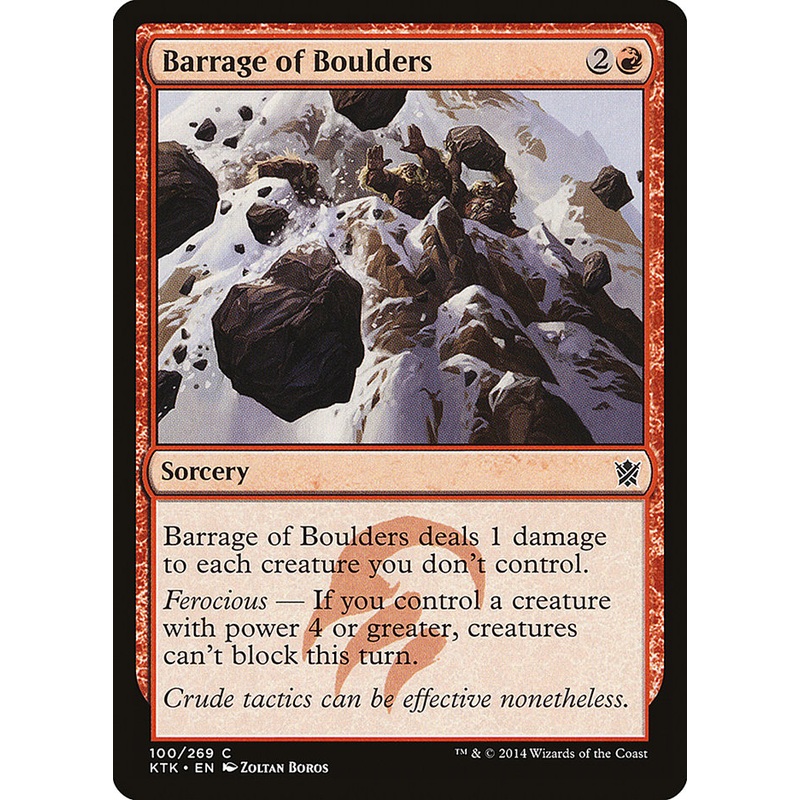 Barrage of Boulders [Khans of Tarkir]