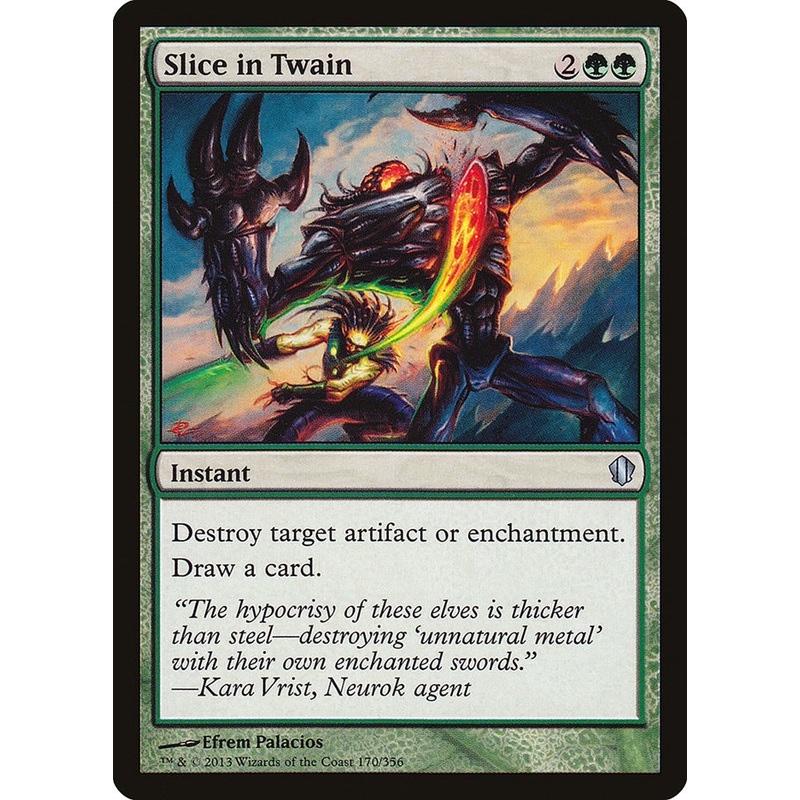 Slice in Twain [Commander 2013]