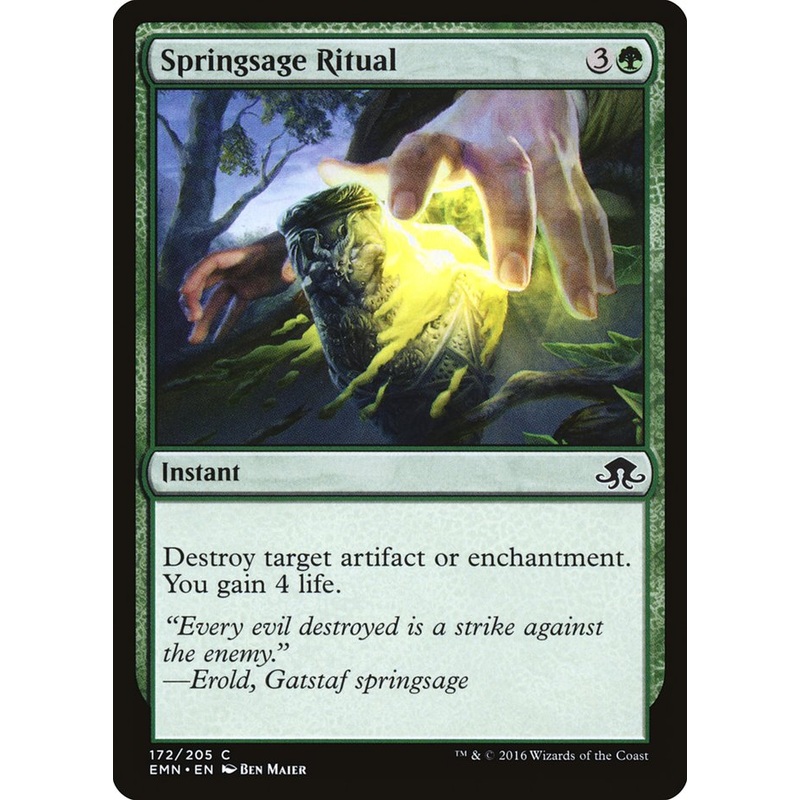 Springsage Ritual [Eldritch Moon]