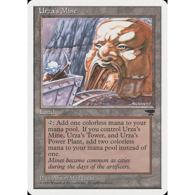 Urza's Mine (Mine Cart Entering Mouth) [Chronicles]