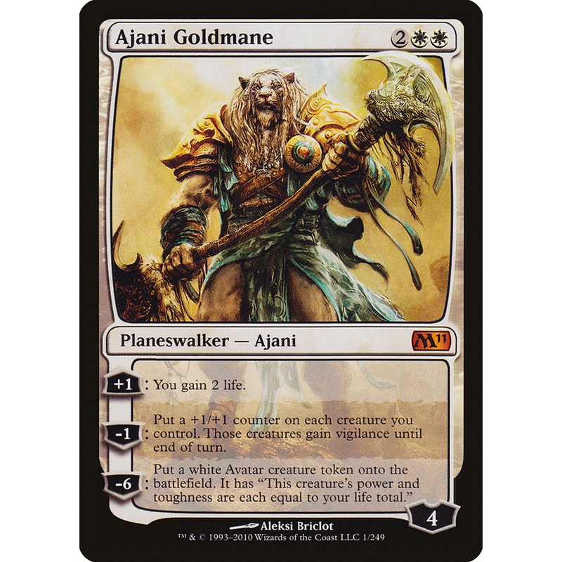 Ajani Goldmane [Magic 2011]
