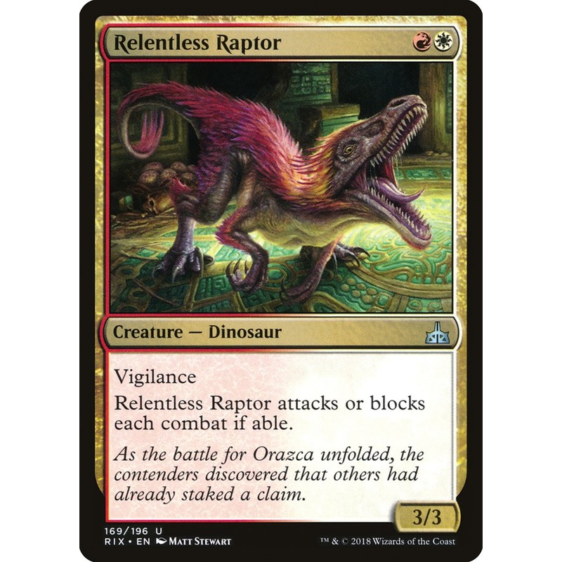 Relentless Raptor [Rivals of Ixalan]