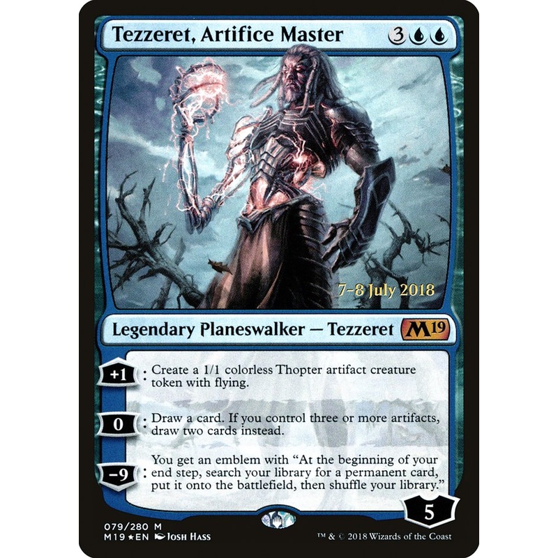 Tezzeret, Artifice Master [Core Set 2019 Prerelease Promos]