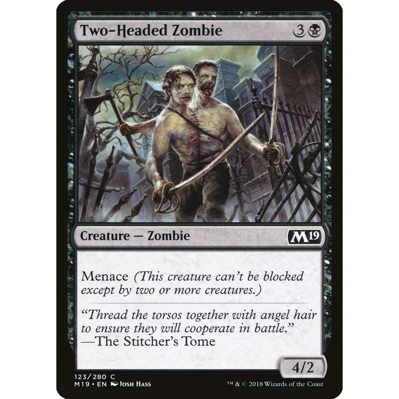Two-Headed Zombie [Core Set 2019]