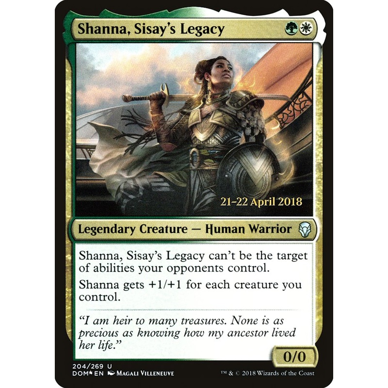 Shanna, Sisay's Legacy [Dominaria Prerelease Promos]