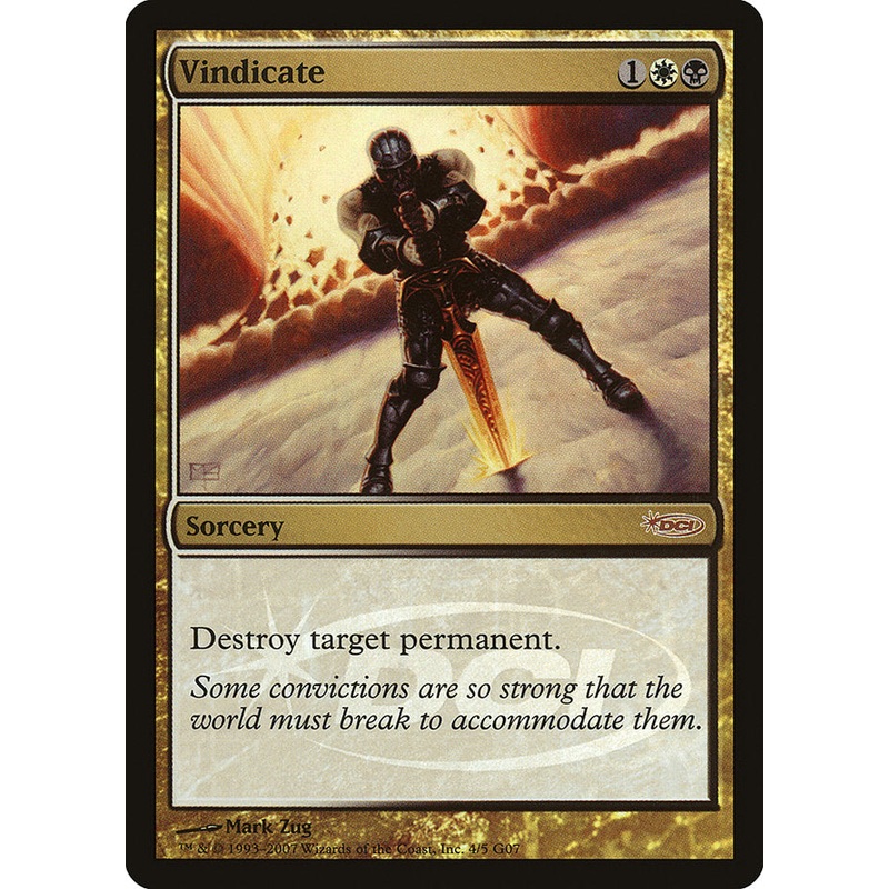 Vindicate [Judge Gift Cards 2007]
