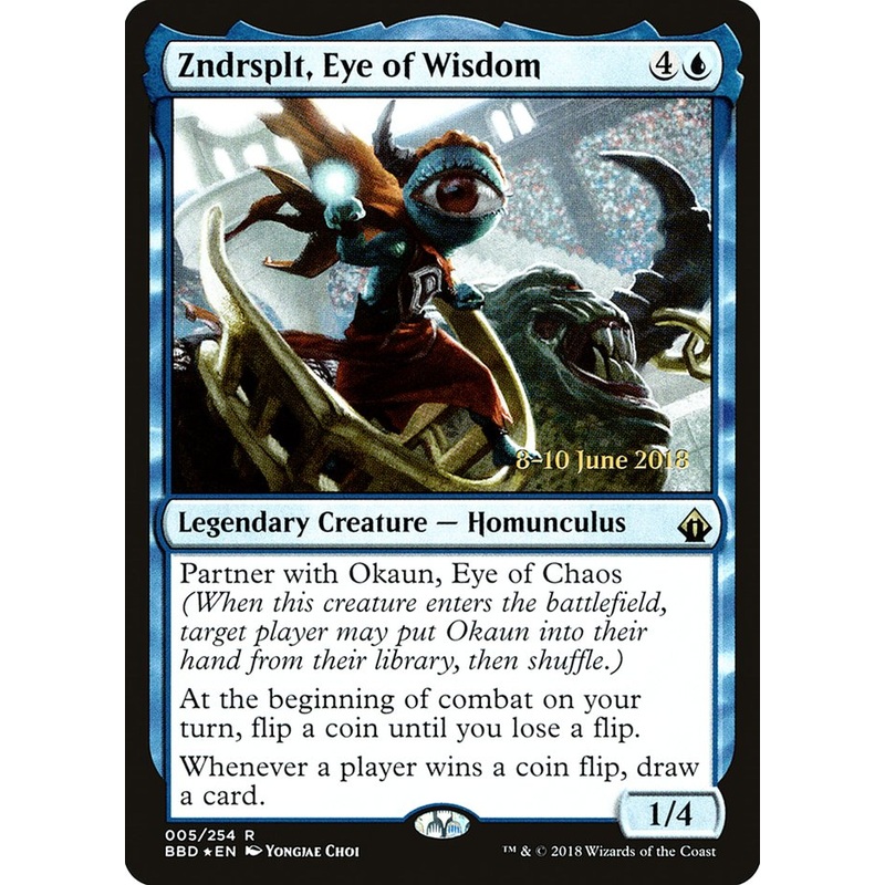 Zndrsplt, Eye of Wisdom [Battlebond Prerelease Promos]
