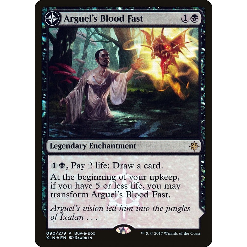 Arguel's Blood Fast // Temple of Aclazotz (Buy-A-Box) [Ixalan Treasure Chest]