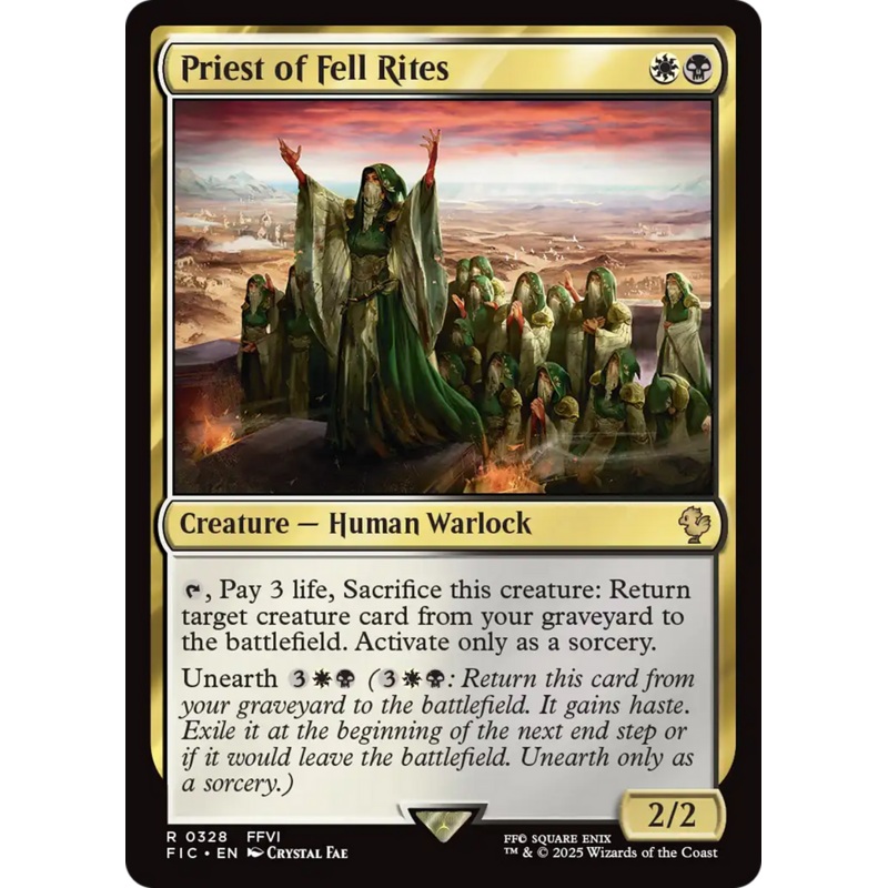Priest of Fell Rites [FINAL FANTASY Commander]