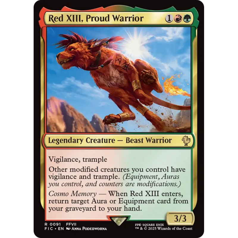 Red XIII, Proud Warrior [FINAL FANTASY Commander]