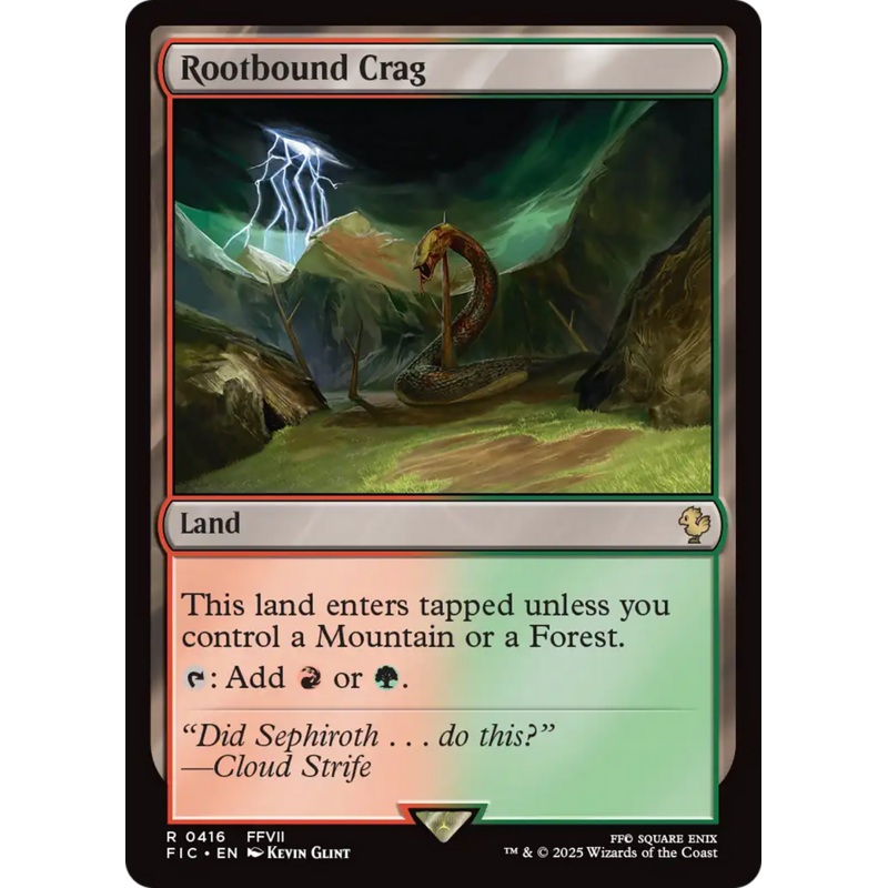 Rootbound Crag [FINAL FANTASY Commander]