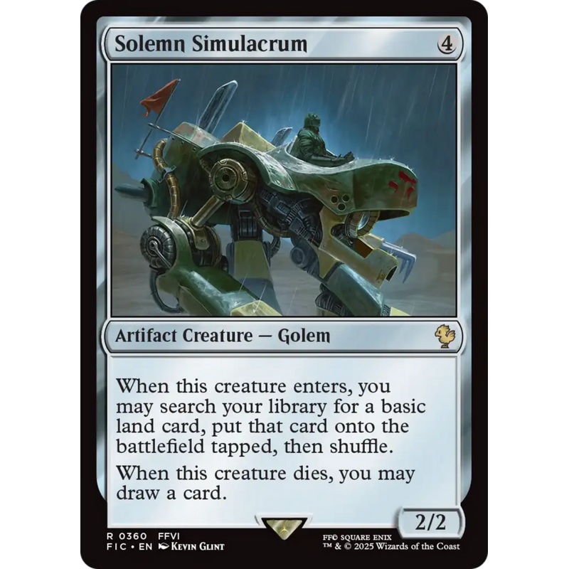 Solemn Simulacrum [FINAL FANTASY Commander]