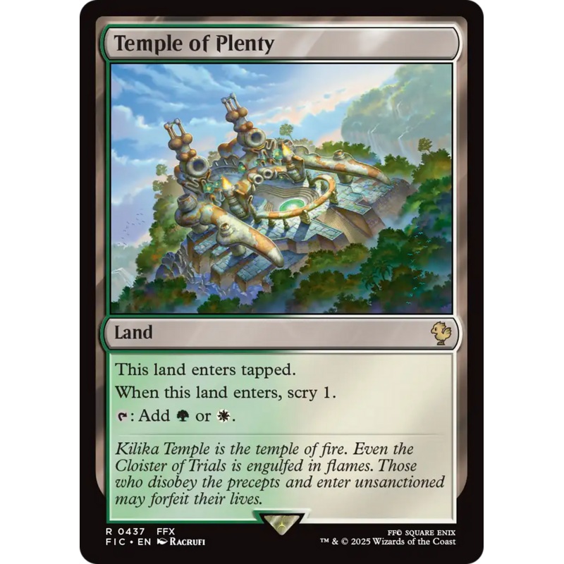 Temple of Plenty [FINAL FANTASY Commander]