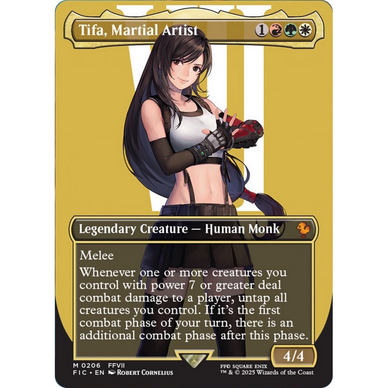 Tifa, Martial Artist (Borderless) [FINAL FANTASY Commander]
