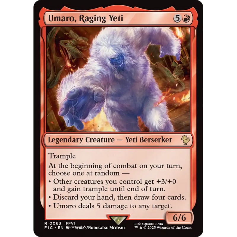 Umaro, Raging Yeti [FINAL FANTASY Commander]