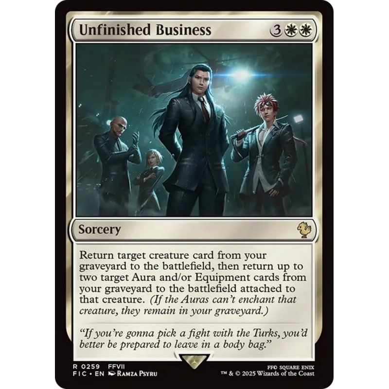 Unfinished Business [FINAL FANTASY Commander]