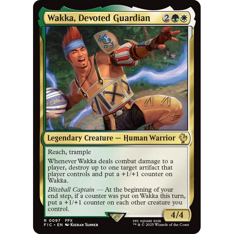 Wakka, Devoted Guardian [FINAL FANTASY Commander]