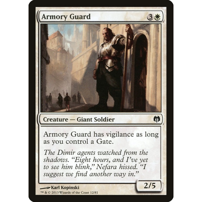Armory Guard [Duel Decks: Heroes vs. Monsters]