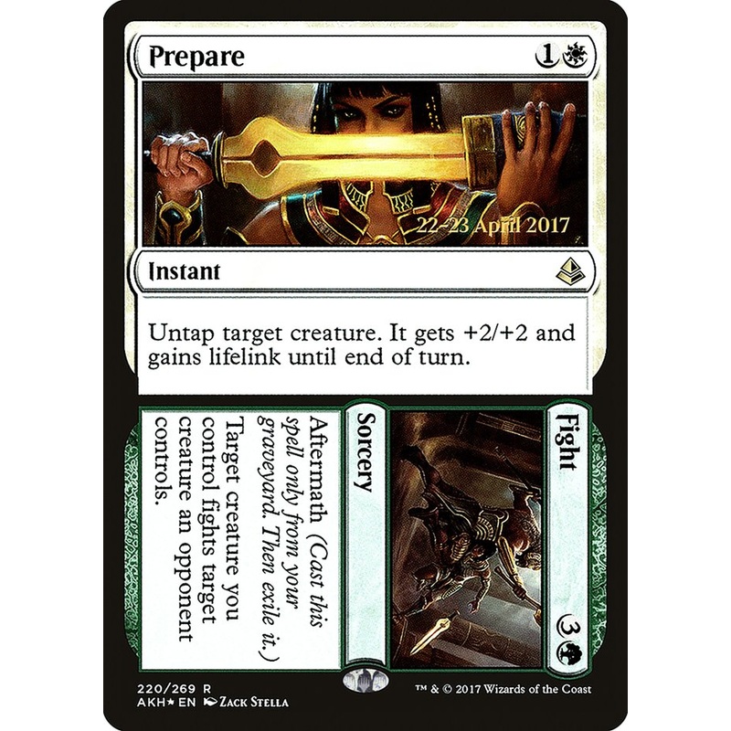 Prepare // Fight [Amonkhet Prerelease Promos]