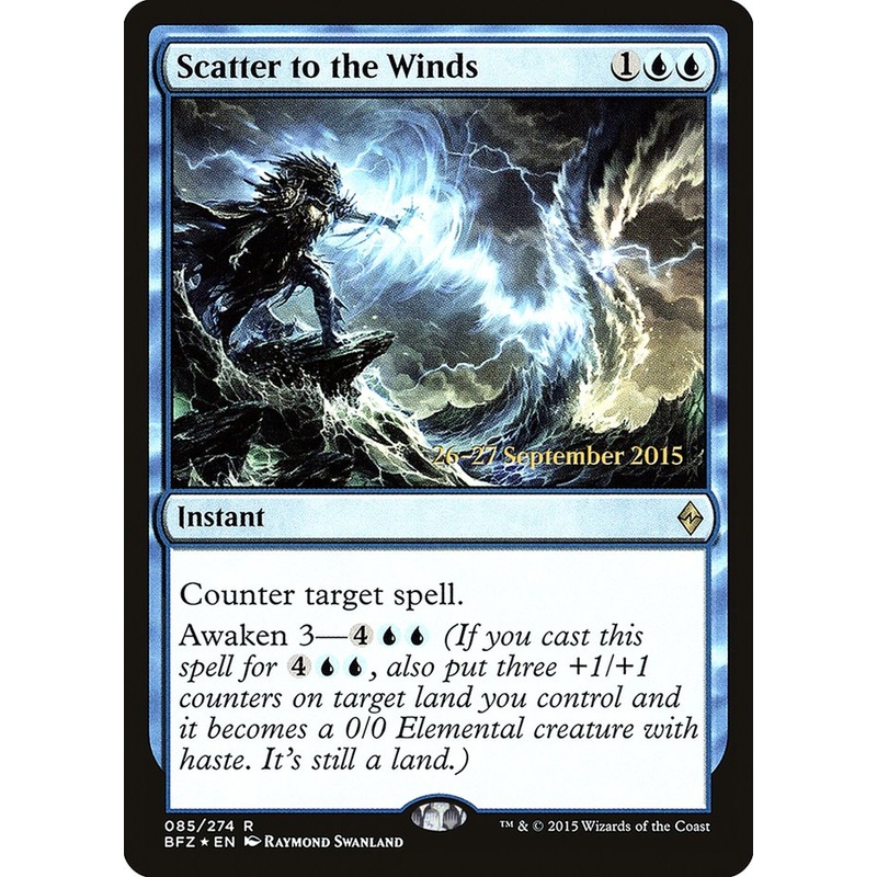 Scatter to the Winds [Battle for Zendikar Prerelease Promos]