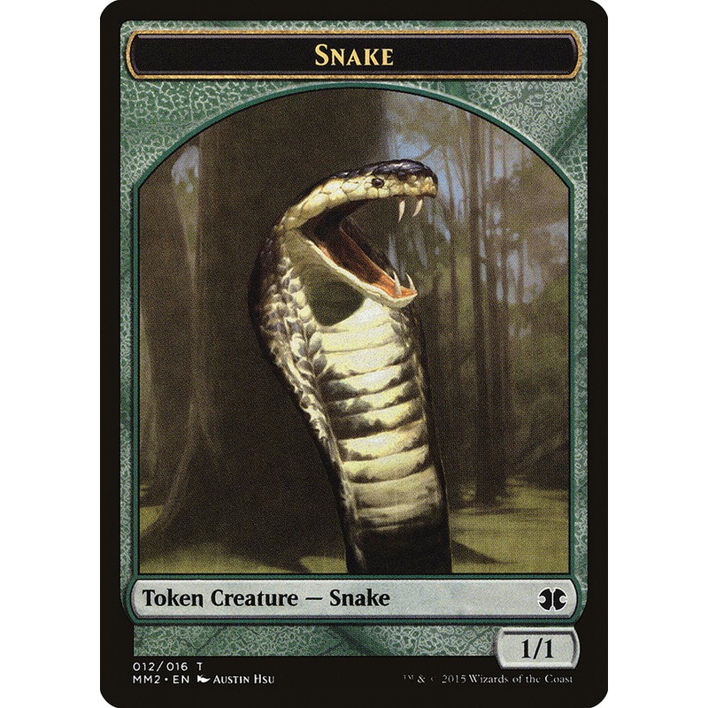 Snake Token [Modern Masters 2015 Tokens]