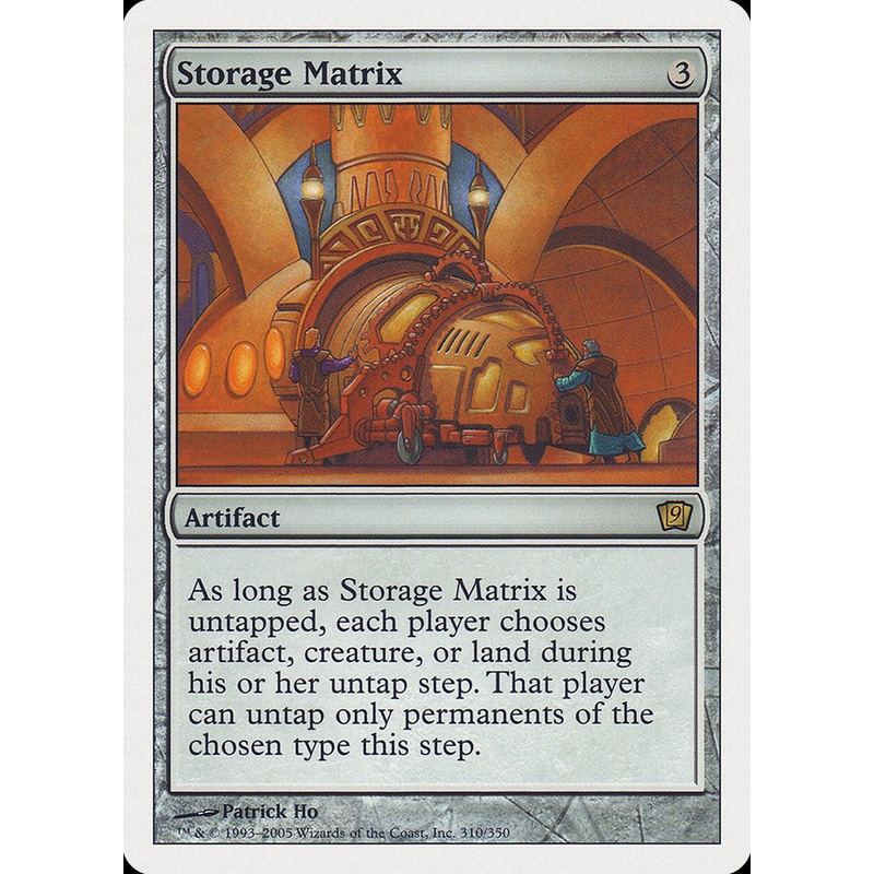 Storage Matrix [Ninth Edition]
