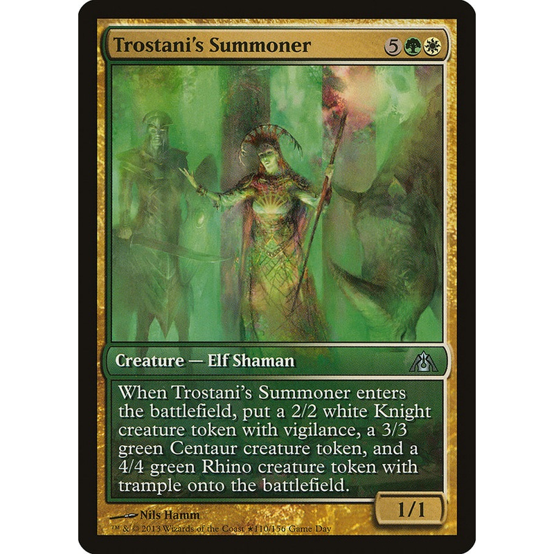 Trostani's Summoner (Game Day) [Dragon's Maze Promos]