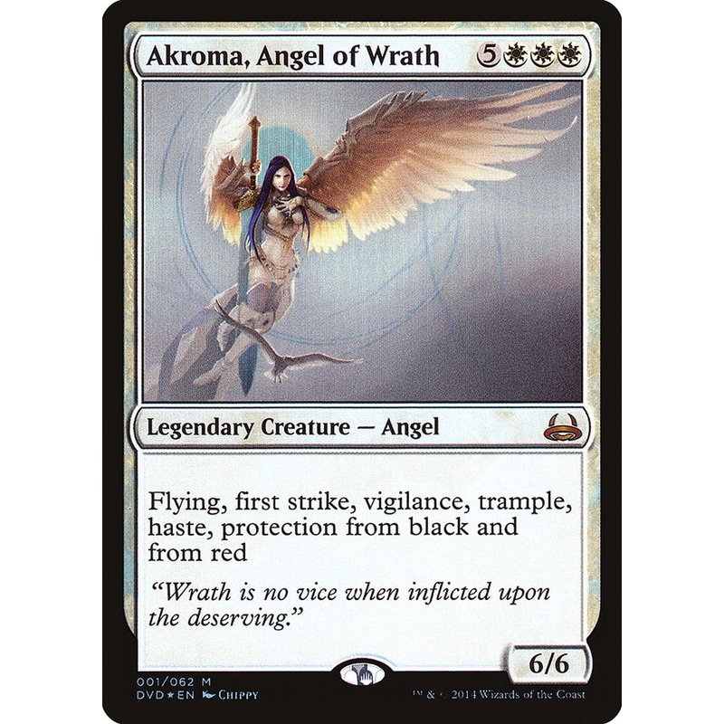 Akroma, Angel of Wrath (Divine vs. Demonic) [Duel Decks Anthology]