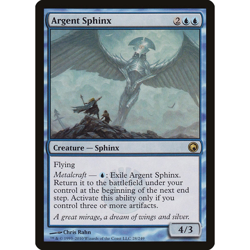 Argent Sphinx [Scars of Mirrodin]