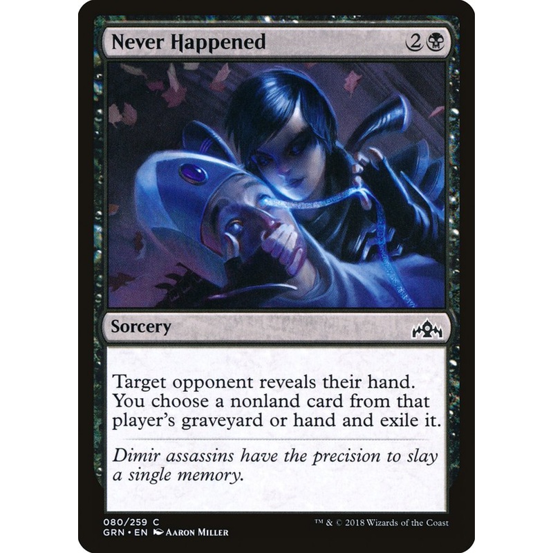 Never Happened [Guilds of Ravnica]