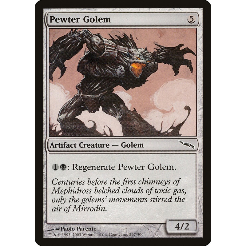 Pewter Golem [Mirrodin]