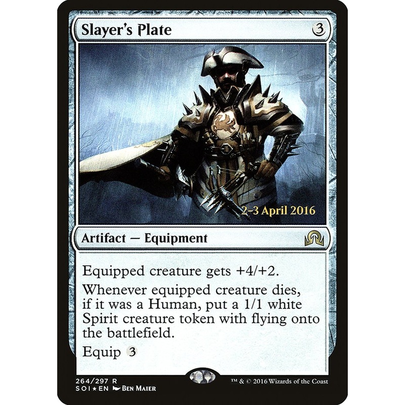 Slayer's Plate [Shadows over Innistrad Prerelease Promos]