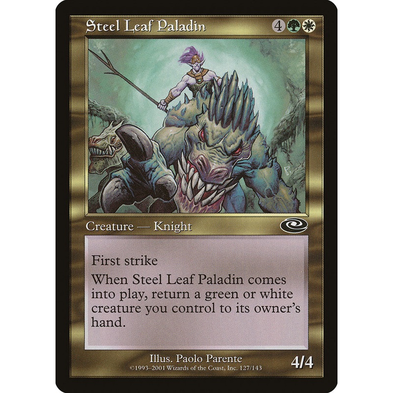 Steel Leaf Paladin [Planeshift]