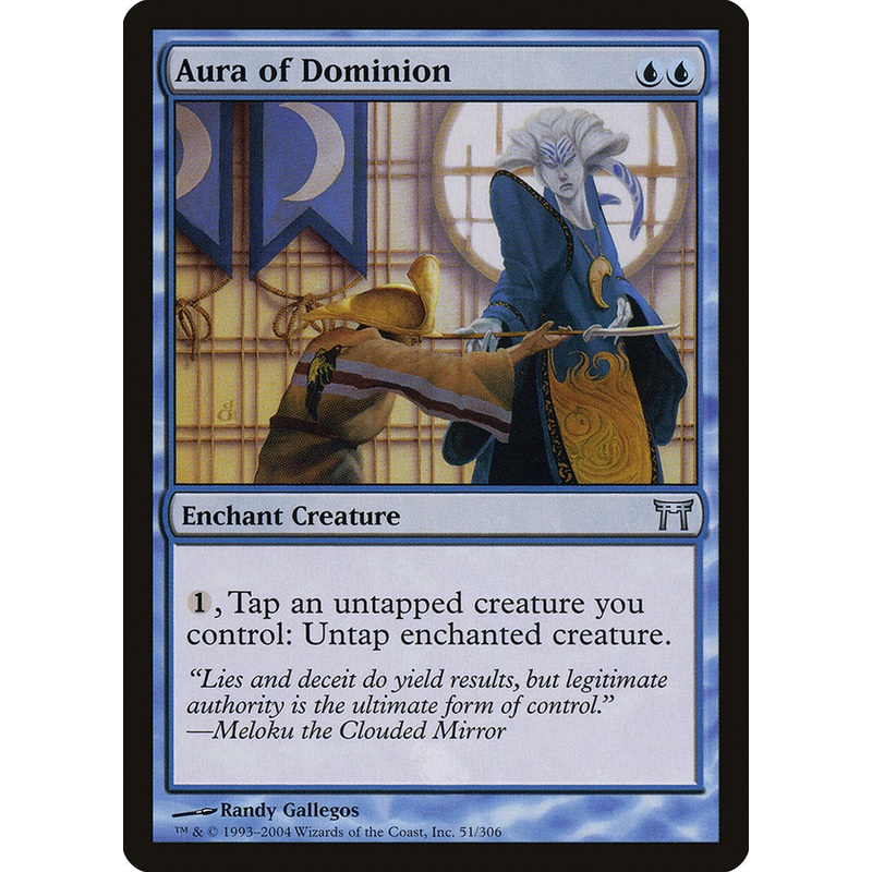 Aura of Dominion [Champions of Kamigawa]