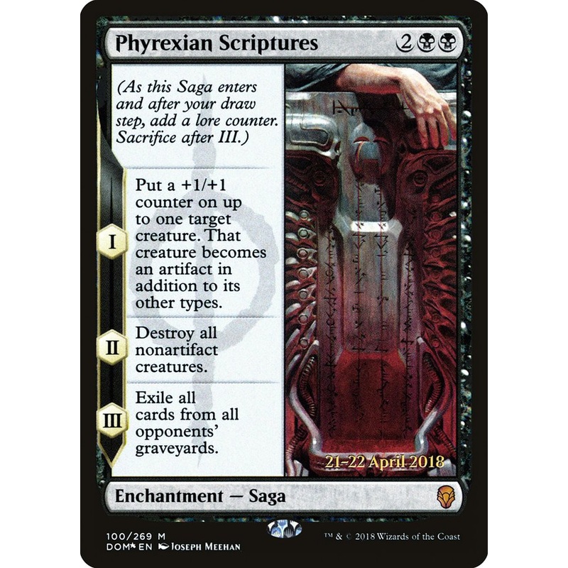 Phyrexian Scriptures [Dominaria Prerelease Promos]