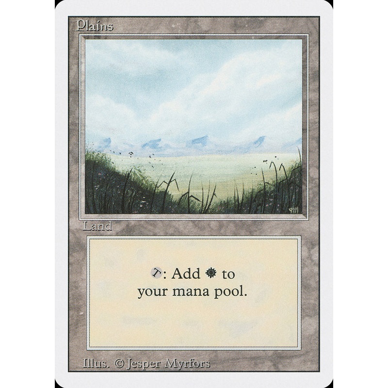 Plains (No Trees / Signature on Right) [Revised Edition]
