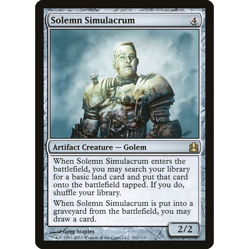 Solemn Simulacrum [Commander 2011]