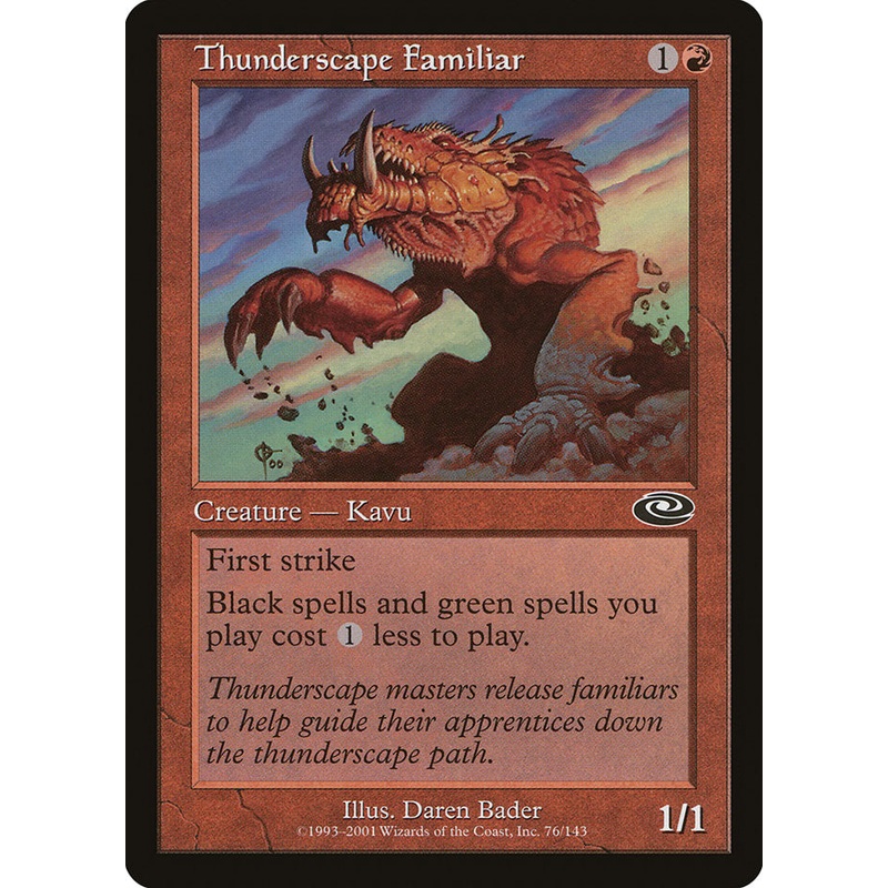 Thunderscape Familiar [Planeshift]