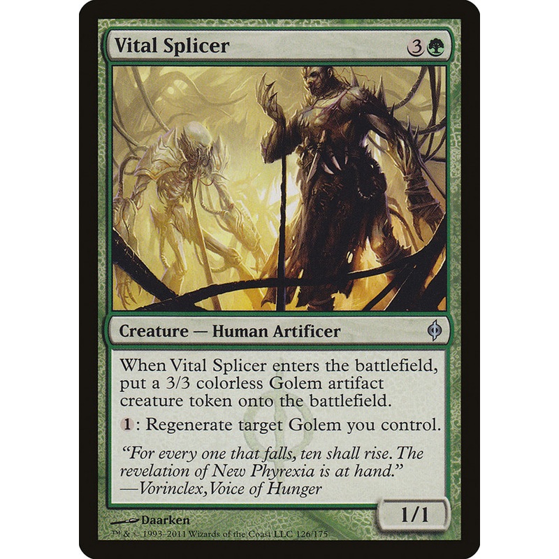 Vital Splicer [New Phyrexia]