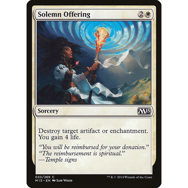 Solemn Offering [Magic 2015]
