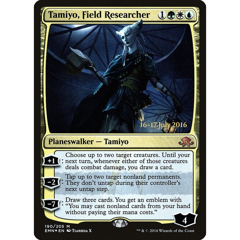 Tamiyo, Field Researcher [Eldritch Moon Prerelease Promos]