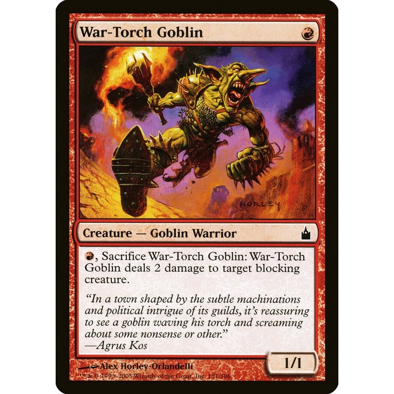 War-Torch Goblin [Ravnica: City of Guilds]
