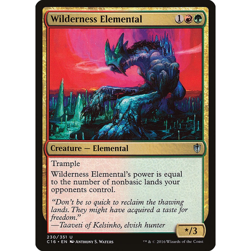 Wilderness Elemental [Commander 2016]