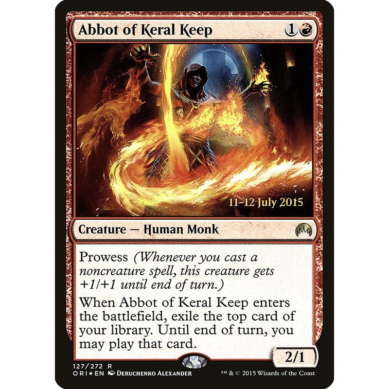 Abbot of Keral Keep [Magic Origins Prerelease Promos]