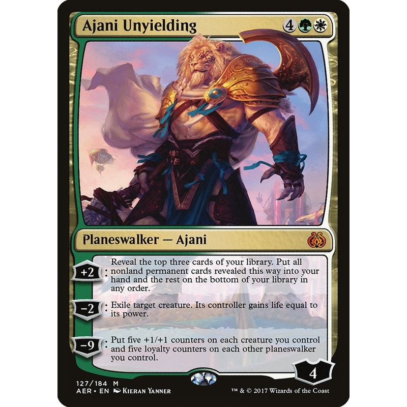 Ajani Unyielding [Aether Revolt]